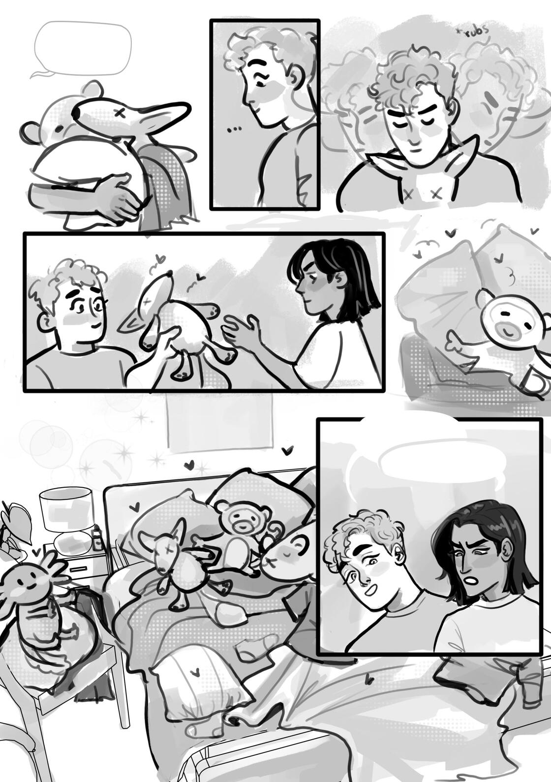 B/W page with more than three panels